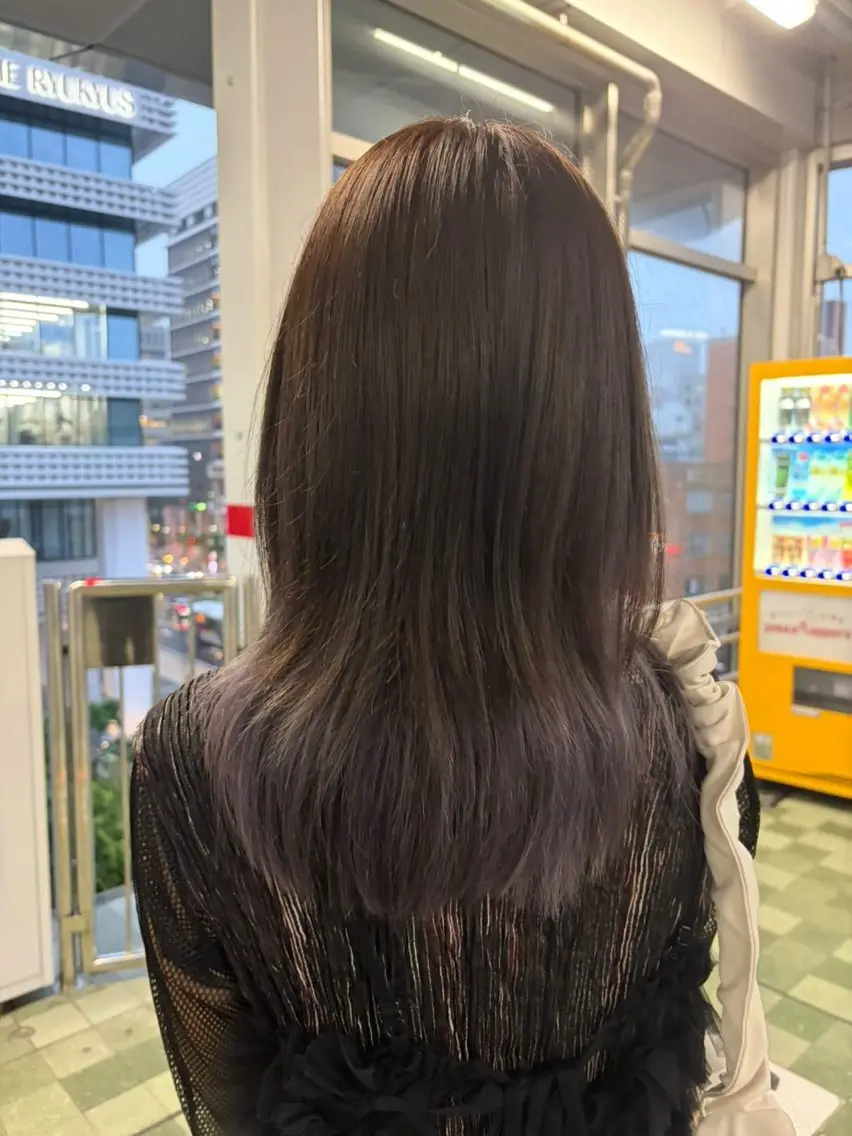 ロング 大坪 拓哉のヘアスタイル
