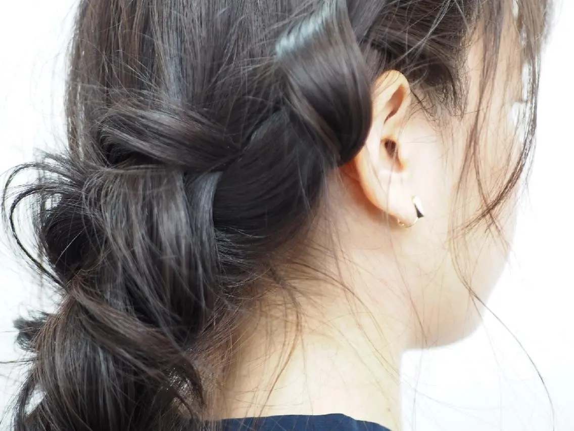 ロング ヘアセット 有沢 聡のヘアスタイル