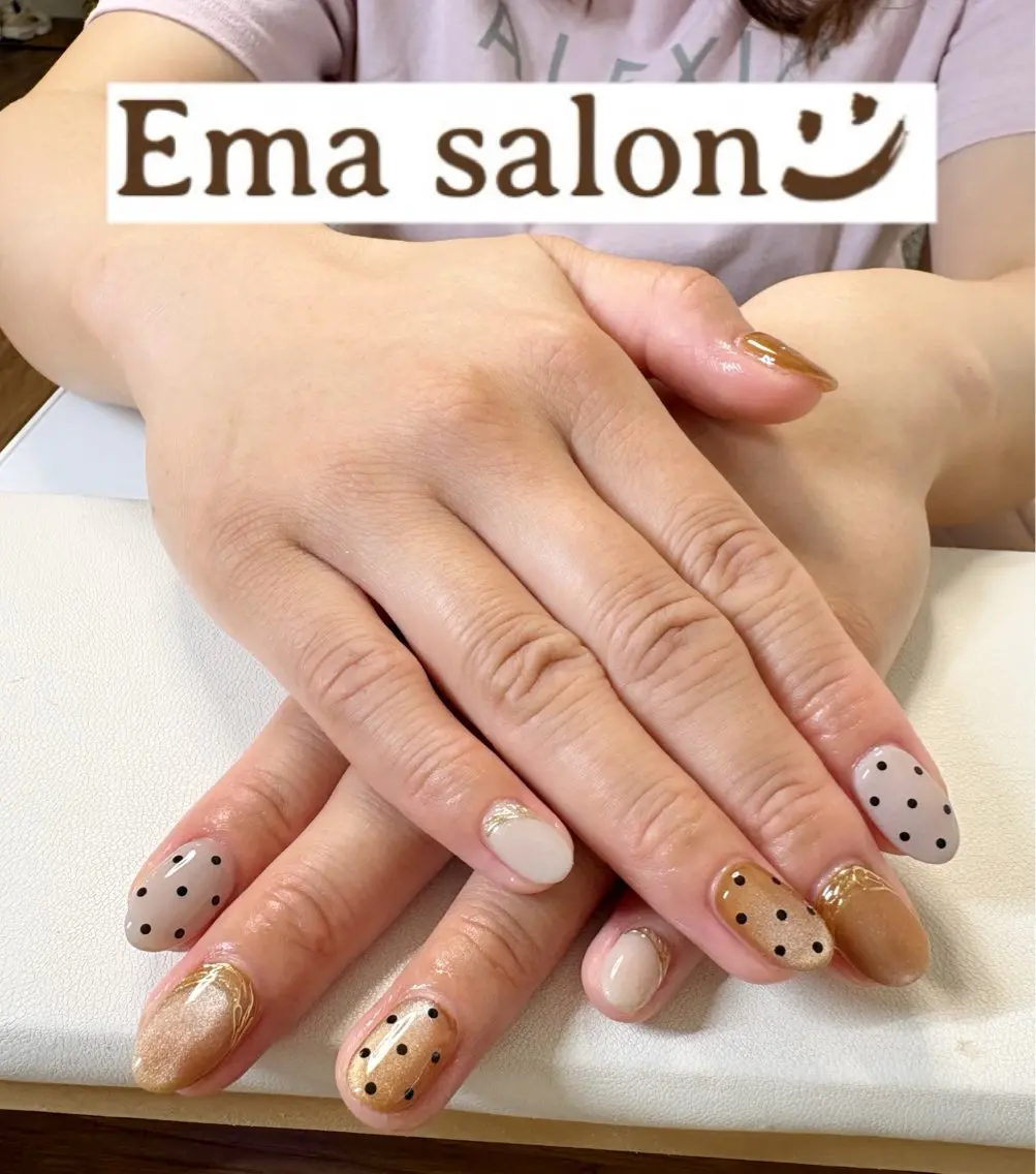 ネイル 持ち込み ハンドネイル Ema salon hiromiのネイルデザイン