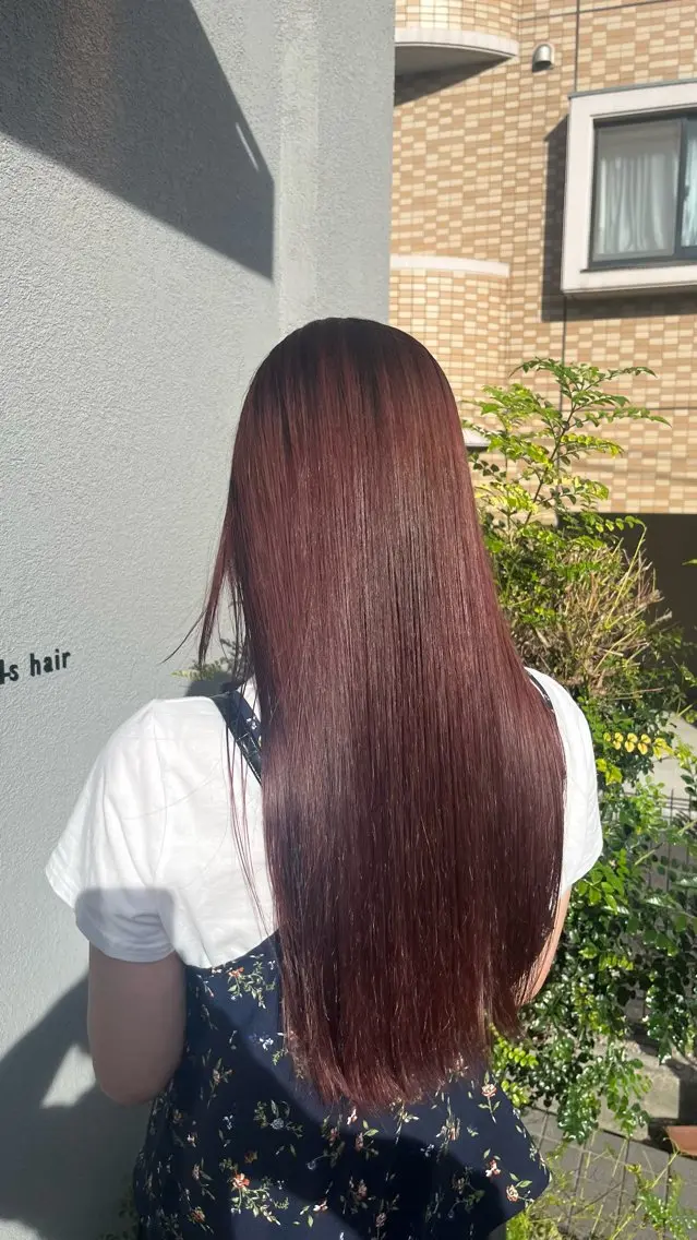 カラー 坂下 かのんのヘアスタイル