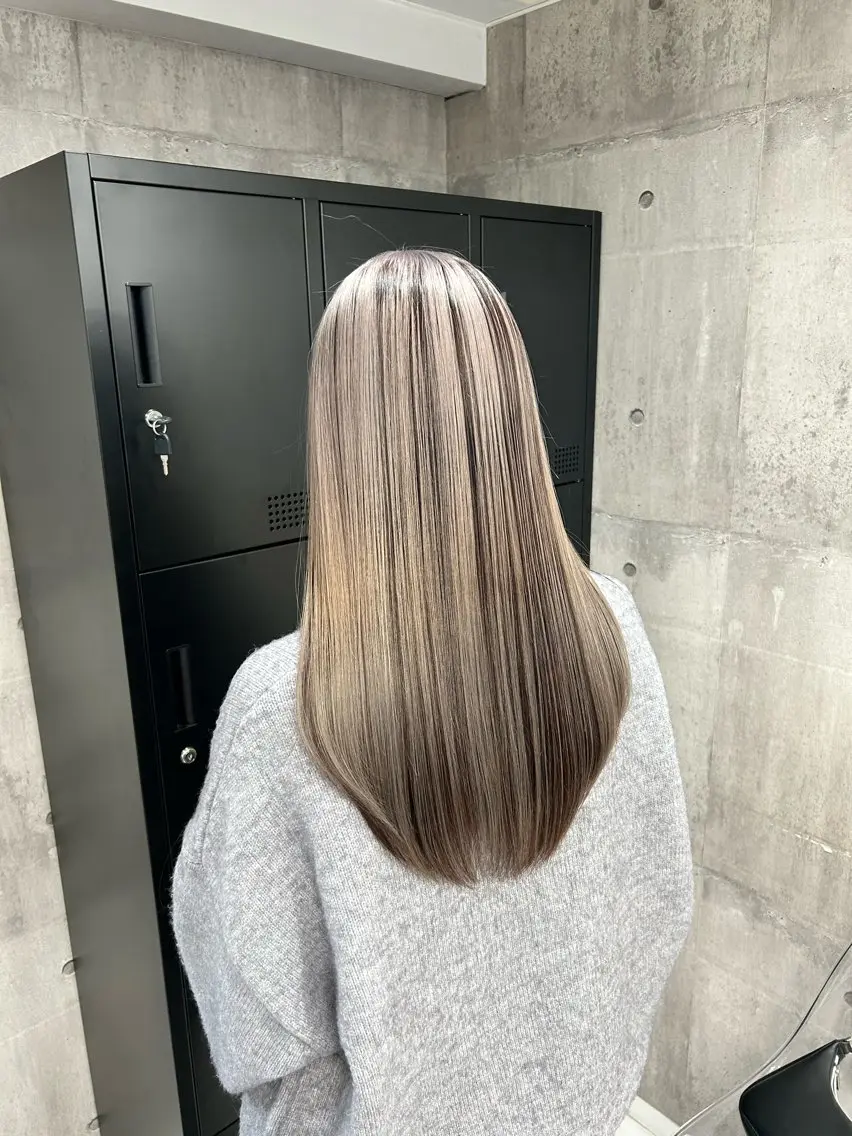 ロング ヘアカラー トリートメント ✨メンズ特化& ブリーチ特化Ryuのヘアスタイル