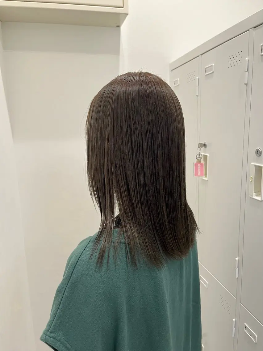 ヘアカラー sena⌇ベージュ⌇ ブリーチなしWカラーのヘアスタイル