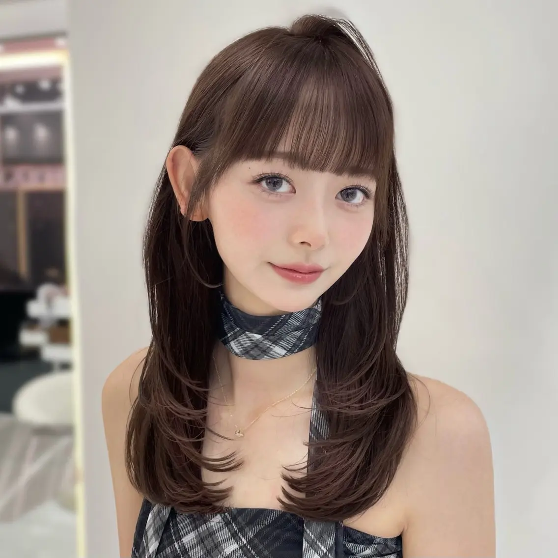 ミディアム 🎀Ami/新宿/レ イヤー/韓国ヘア🎀のヘアスタイル
