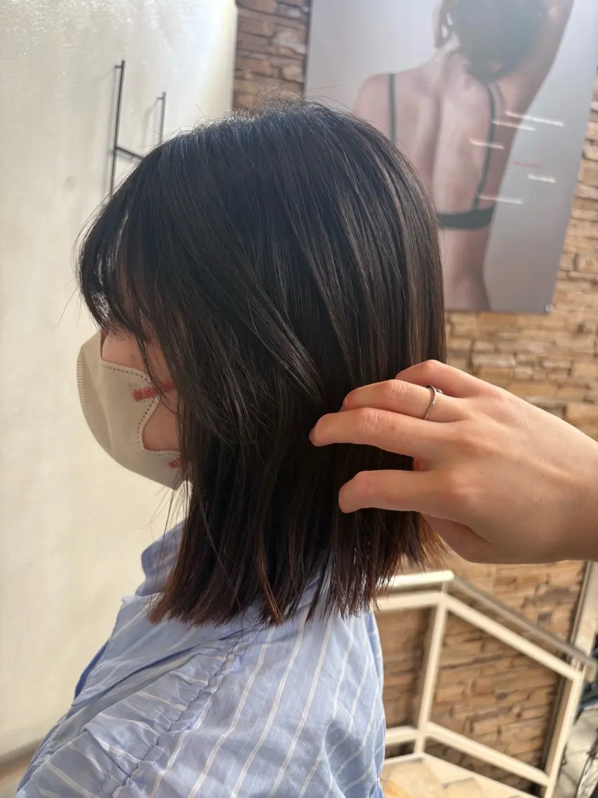 ショート ボブ カット 縮毛矯正 Keina/理想 ×似合わせのヘアスタイル