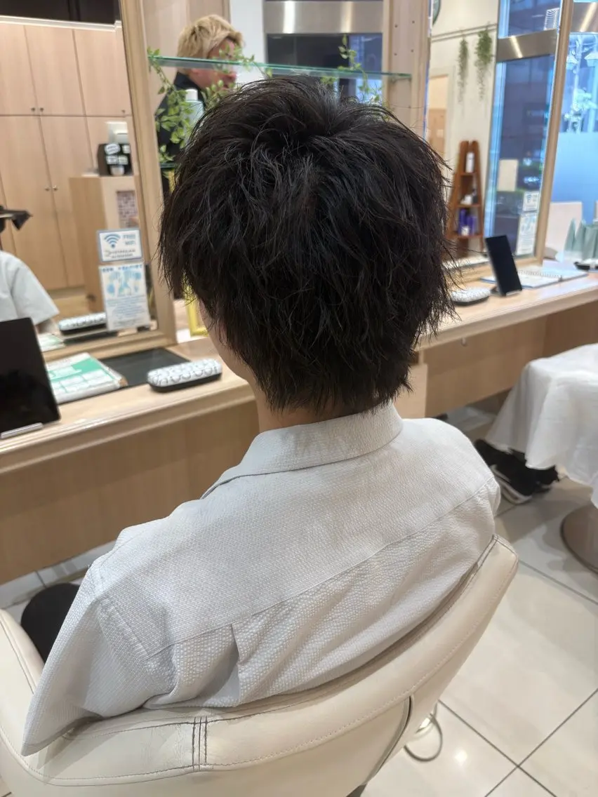 パーマ カット パーマ 片野 友椰のヘアスタイル