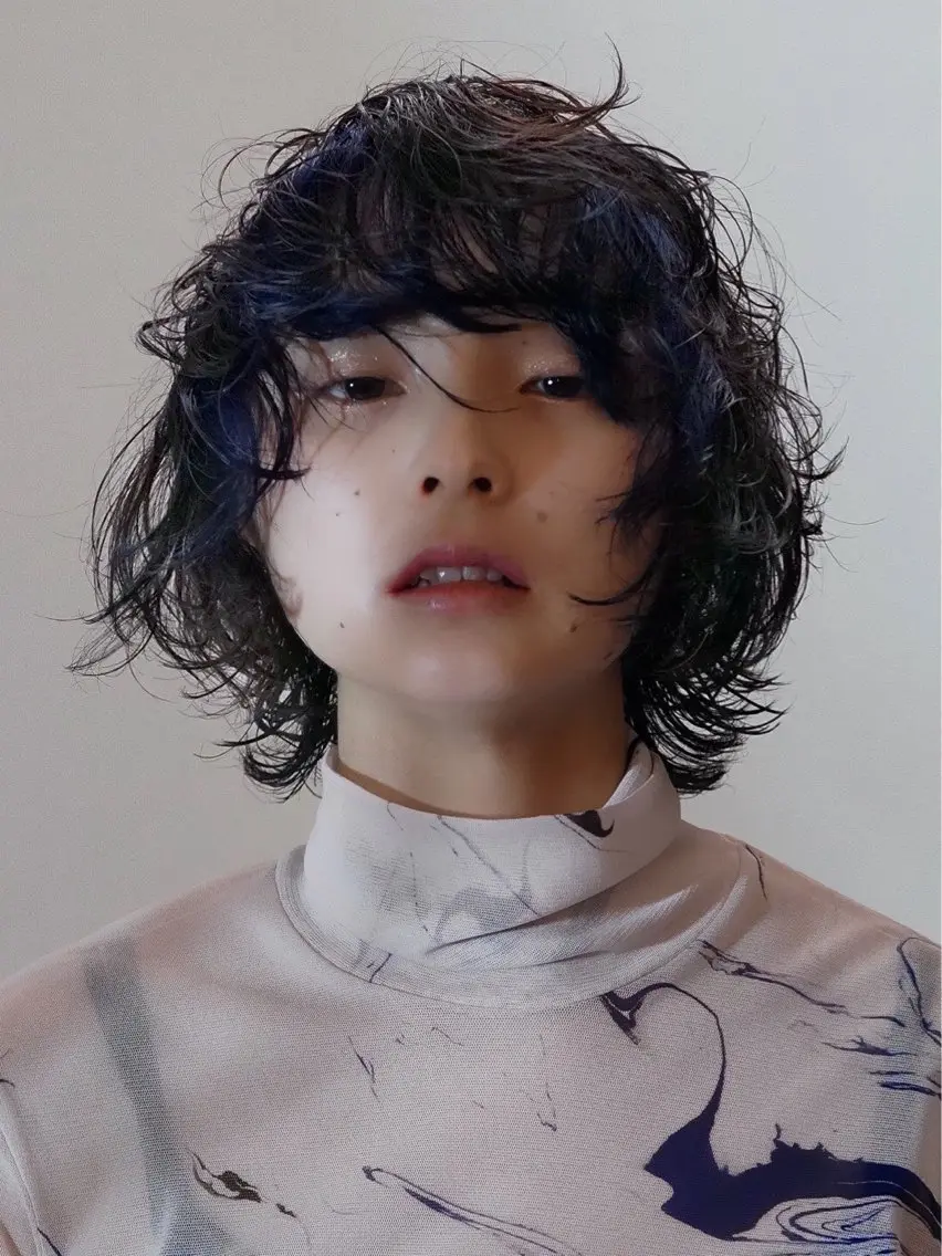 ショート fumika推しカラ ー/デザインカラーのヘアスタイル