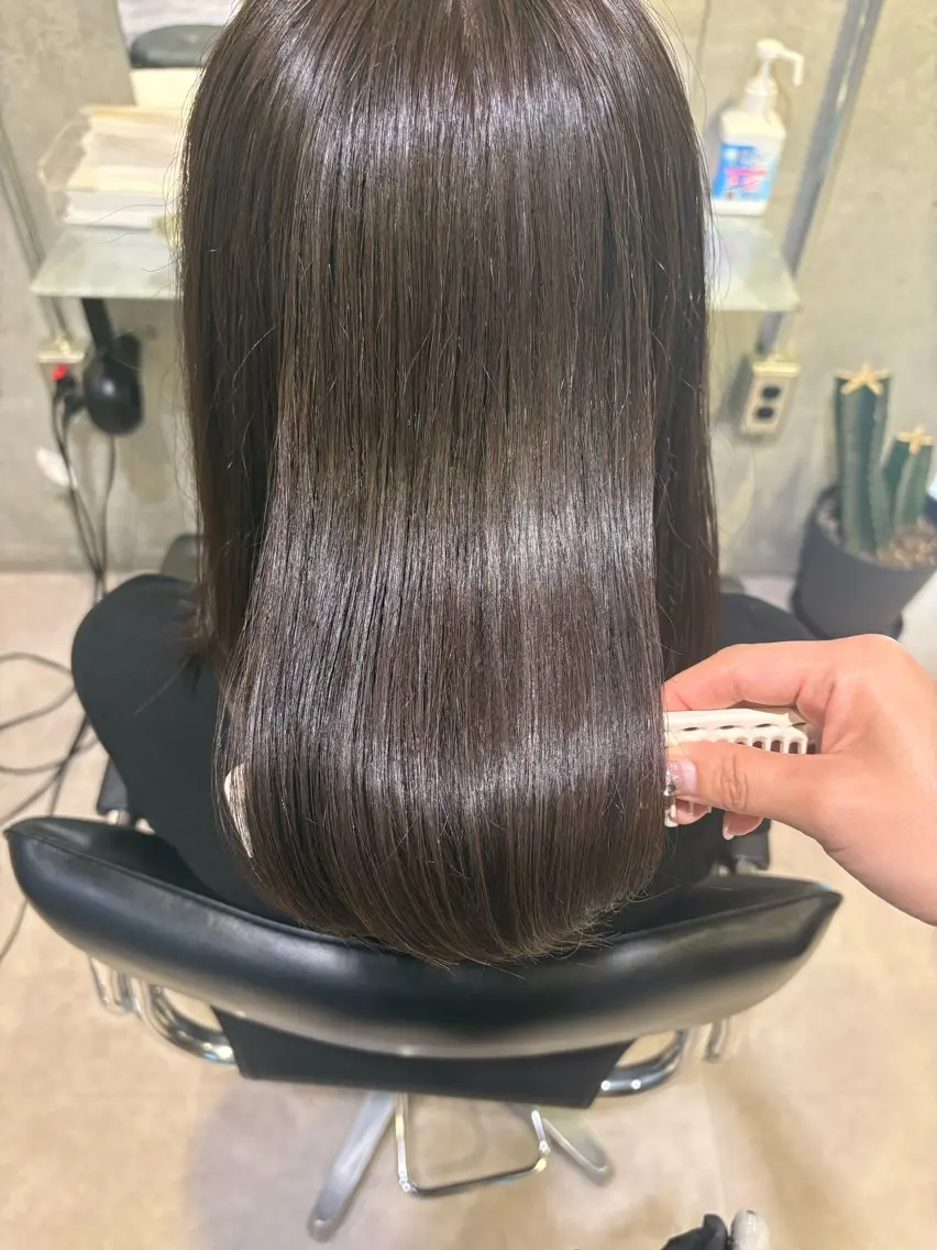 カラー ヘアカラー トリートメント 韓国ヘアー🇰🇷 MIWAのヘアスタイル