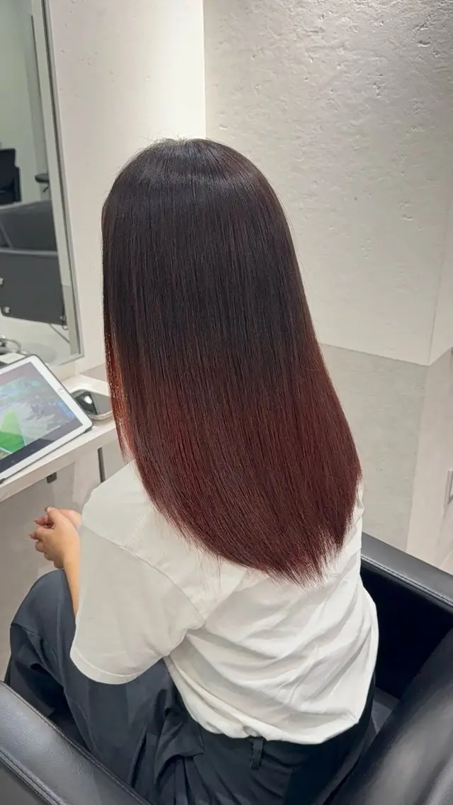 カラー ヘアカラー ciera. アオイ 🦢✯のヘアスタイル