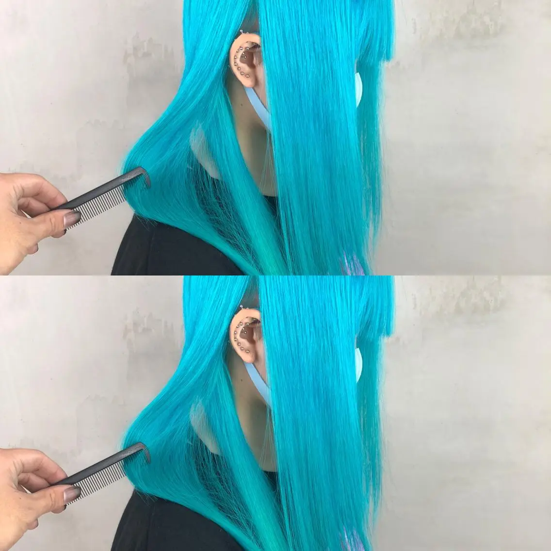 ミディアム カラー カット ヘアカラー トリートメント ヘアセット 💜ハイトーン💛 マジカルかいちゃんのヘアスタイル
