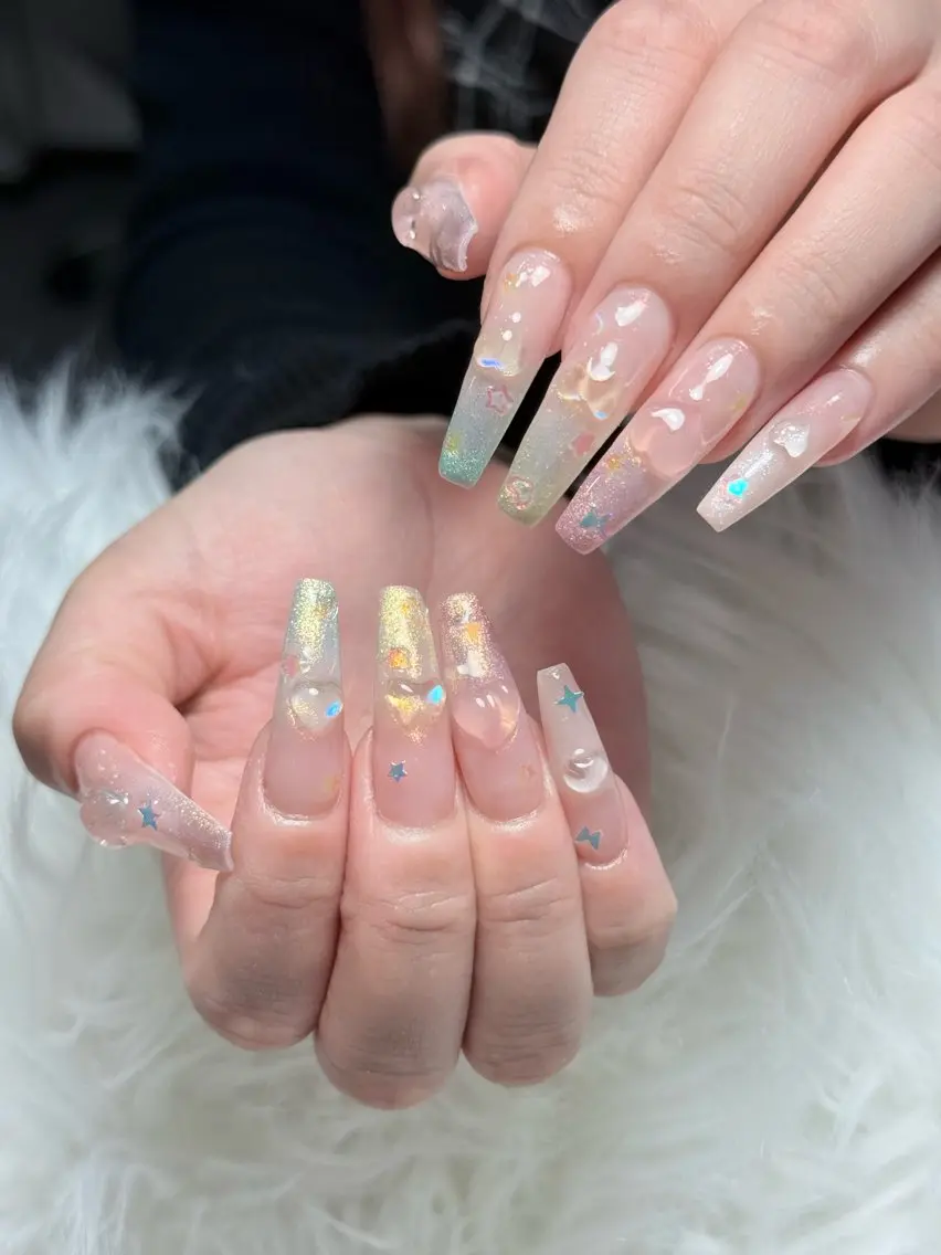 ネイル ボルドー チークネイル 長さ出し フレンチネイル ジェルネイル ハンドネイル VANI Belle Nailのネイルデザイン