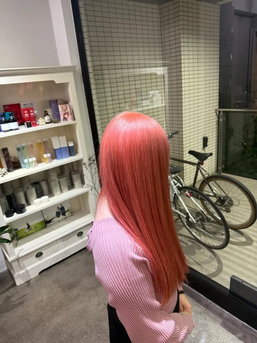カラー ヘアカラー 北條 太基のヘアスタイル