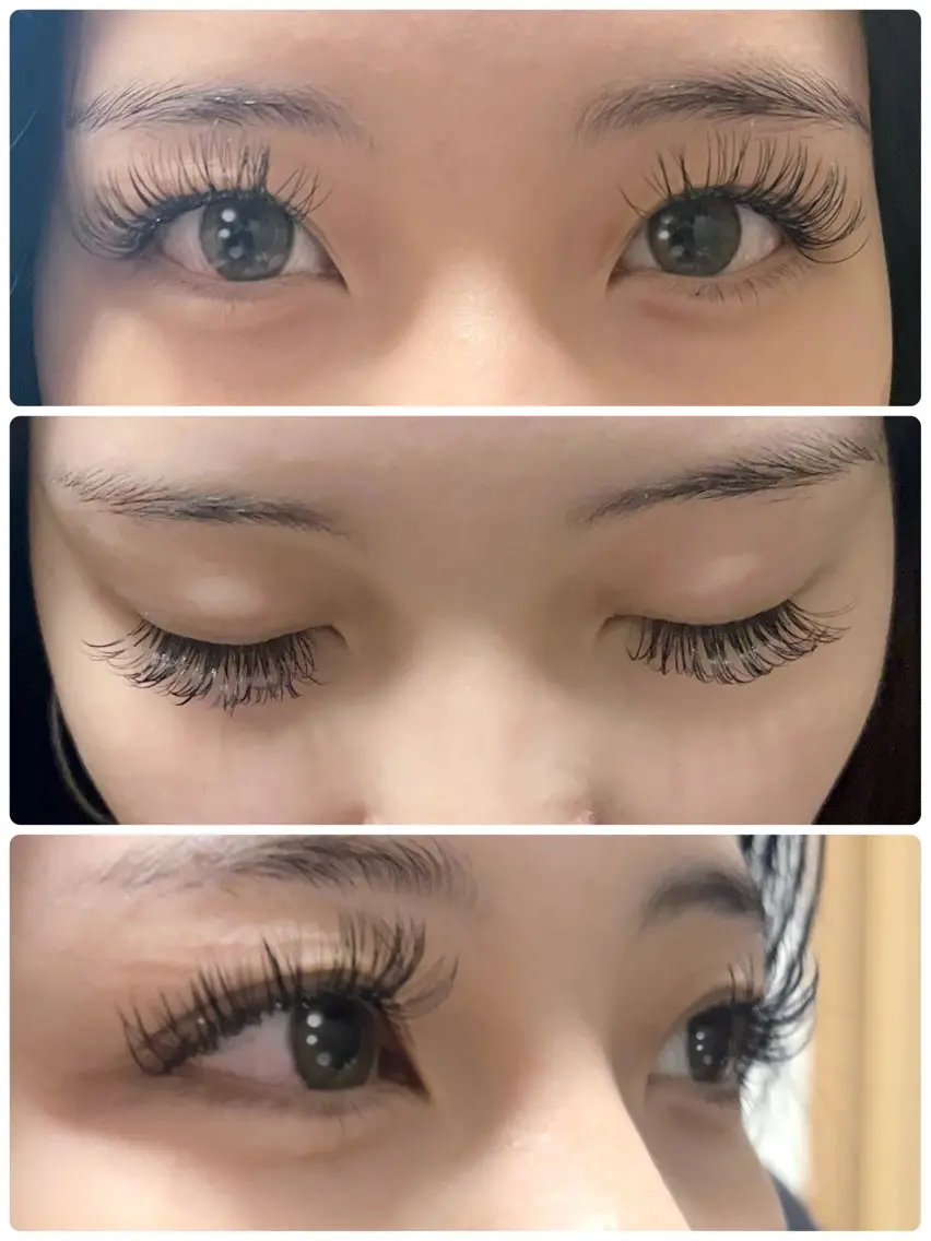 マツエク・マツパ 束感まつ毛 Dカール マツエク eyelist Asamiのマツエク・マツパデザイン