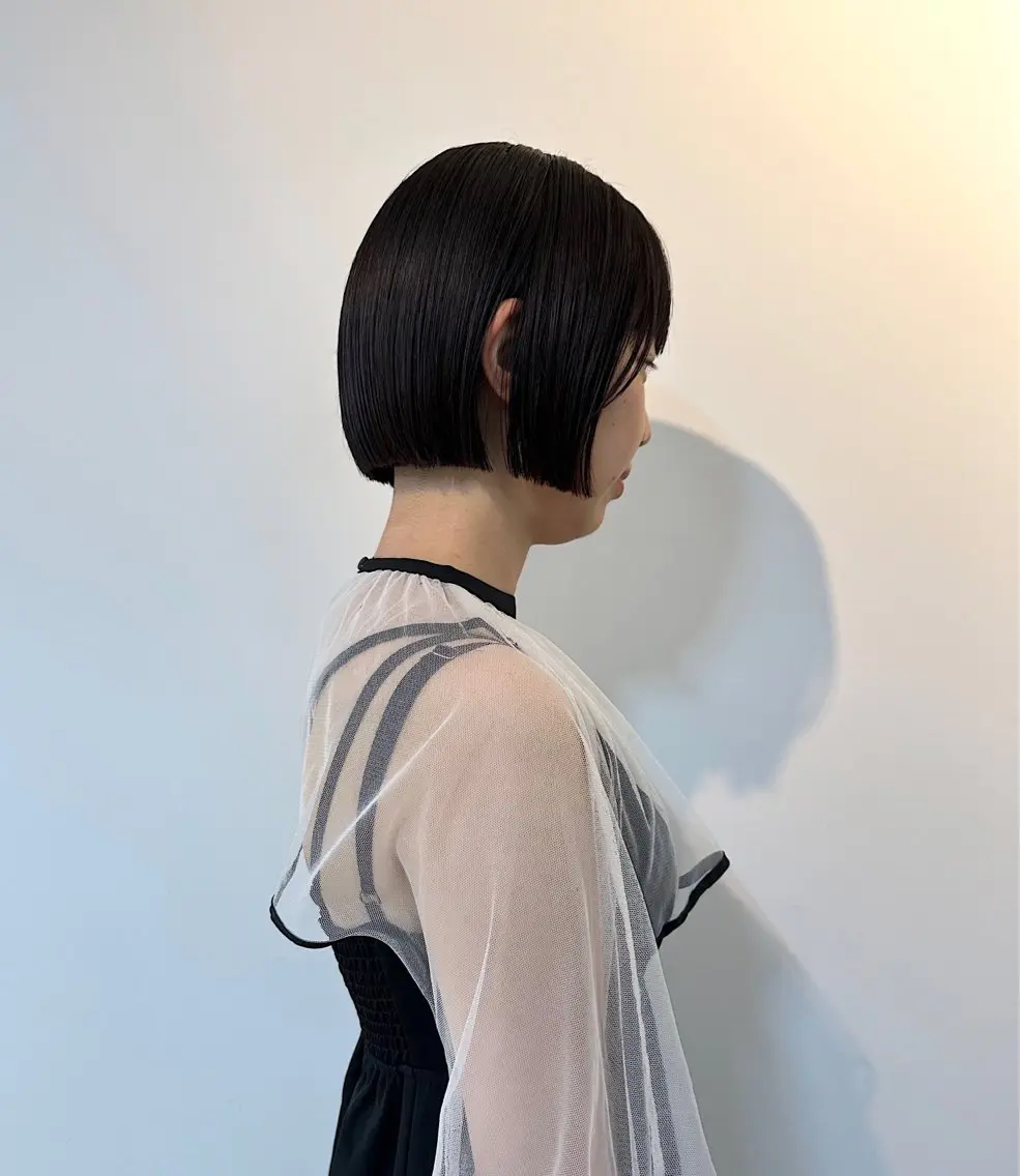 ショート ボブ 似合わせカット ヘアカラー 竹中 彩音のヘアスタイル