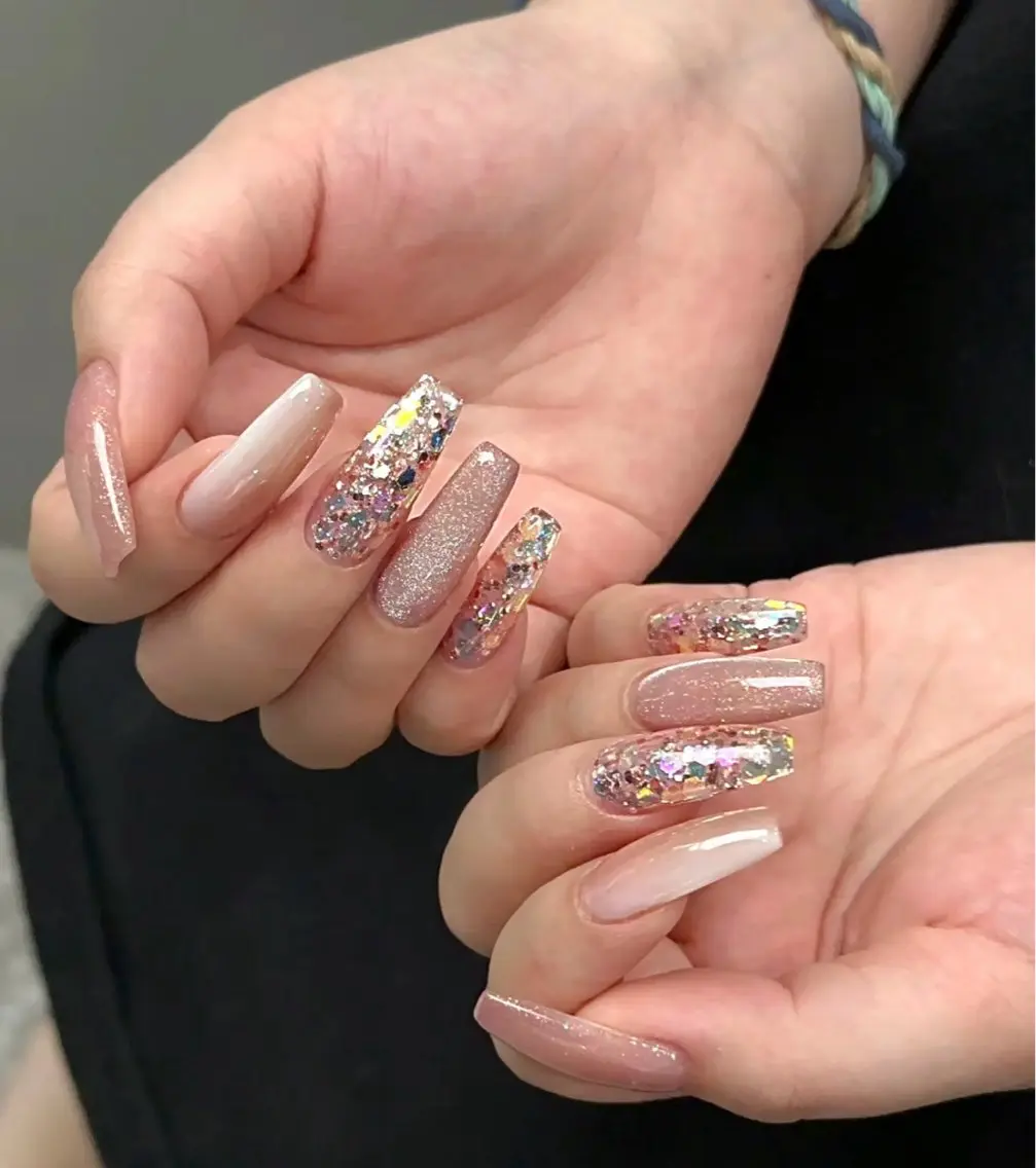 ⋆˙♡✨スカルプ長さ出し付け放題＊お持ちデザイン🌟アート6本までの写真