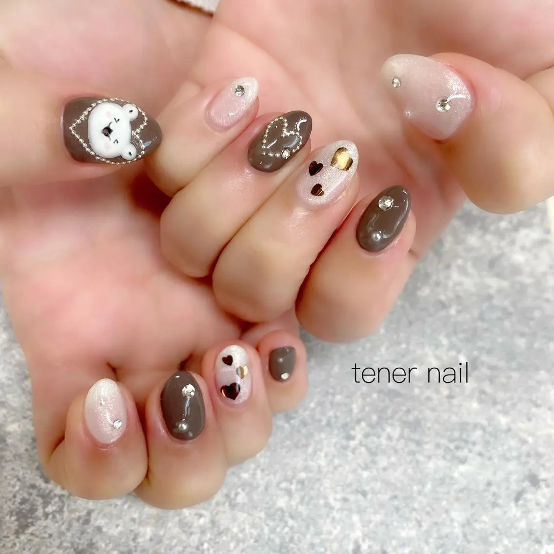 ネイル バレンタイン テネルネイル tener nailのネイルデザイン