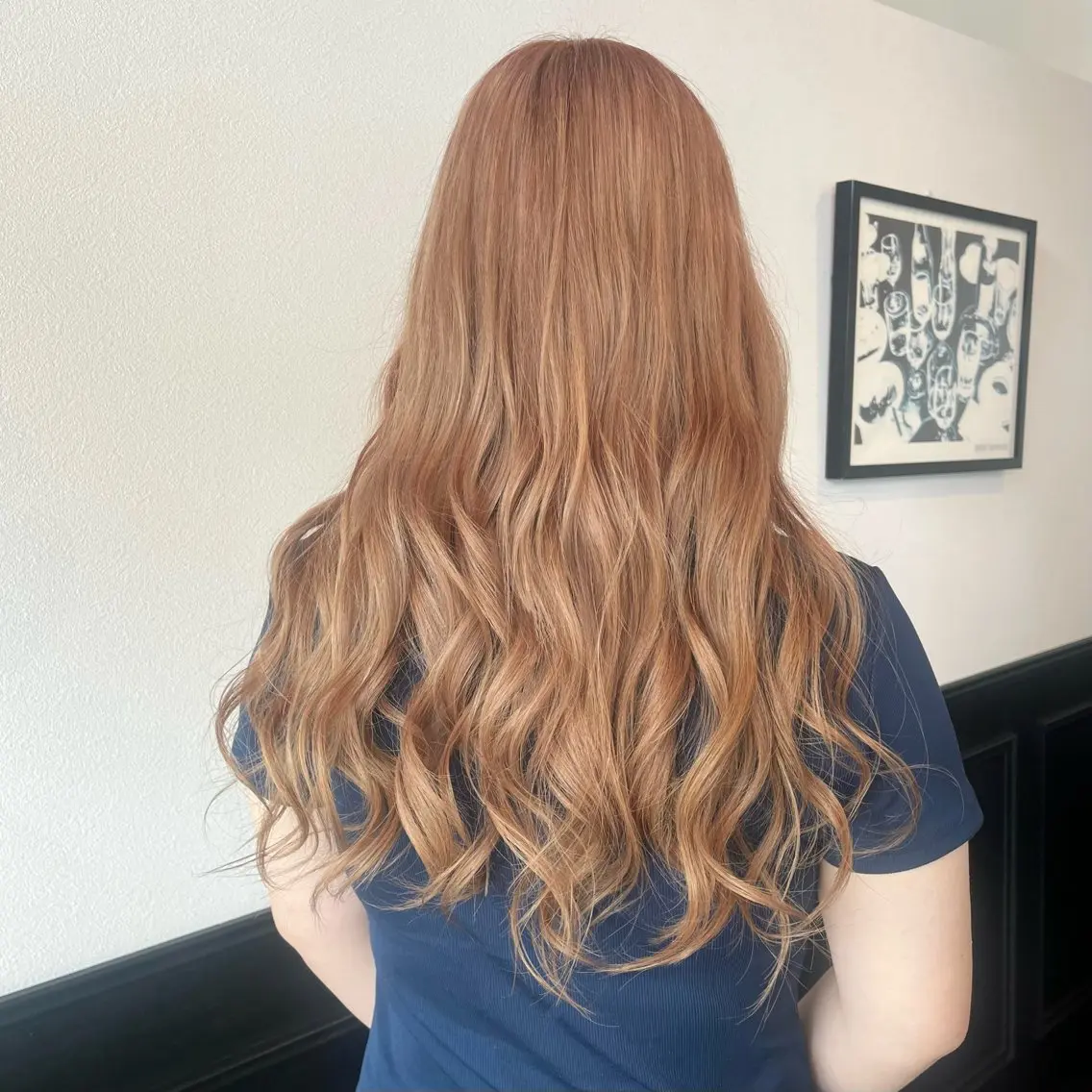 ロング ヘアカラー スズキ リコのヘアスタイル