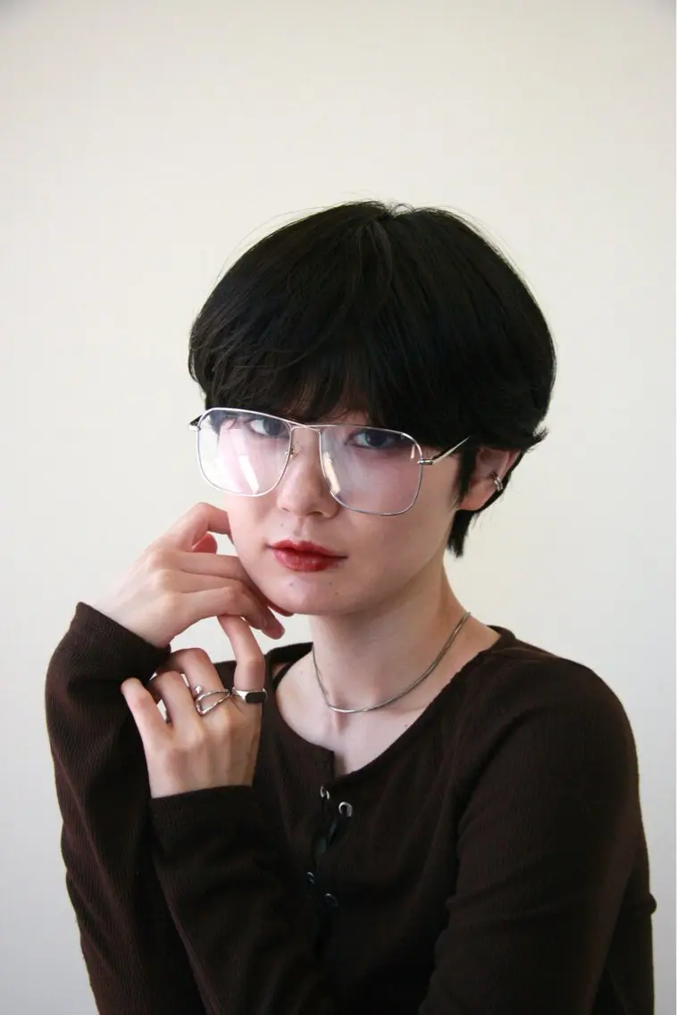 ショート ヘアカラー SiSTA 上平おおかのヘアスタイル