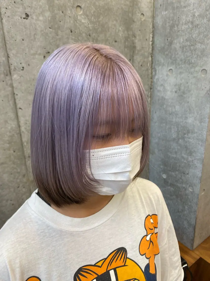 ショート カラー 🌈艶ハイトーン特化 🌈NOZOMUのヘアスタイル