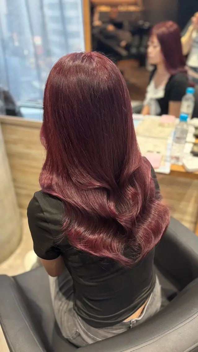 ロング カラー カット ヘアカラー 透明感カラー✨ Marin♡のヘアスタイル