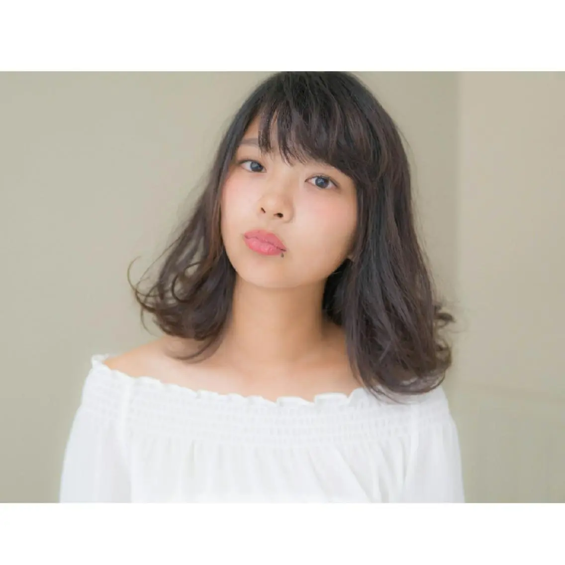 ミディアム 外ハネヘア 永野 良一のヘアスタイル