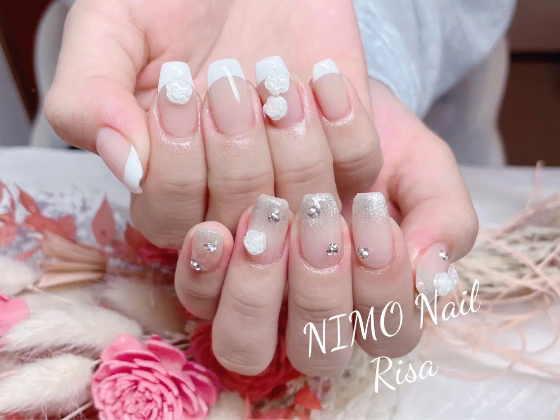 ネイル 春ネイル ハンドネイル RI SA☀️ リサのネイルデザイン