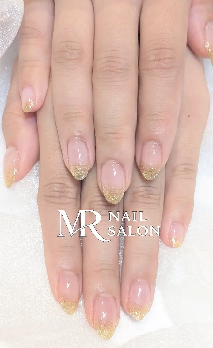 ネイル グラデーション ラメ(グリッター) ラメグラデーション MR じゅりのネイルデザイン