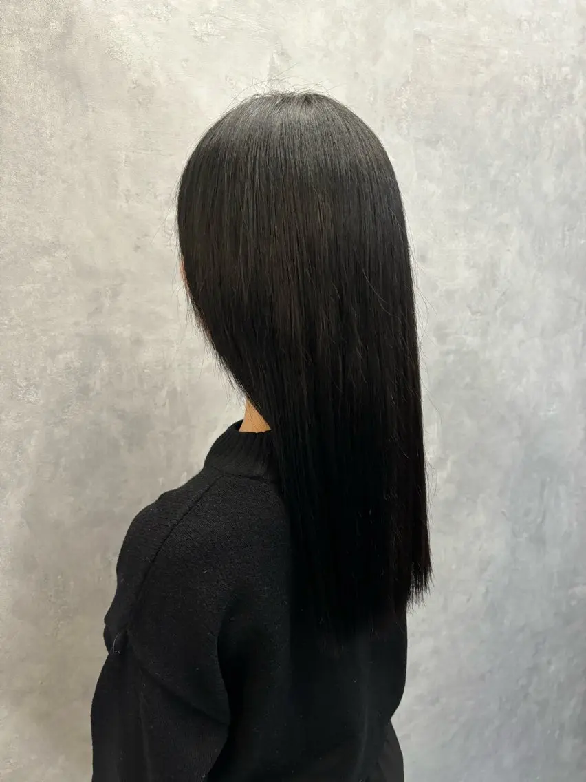 セミロング カット ヘアカラー トリートメント NUMBER 天王寺YUYAのヘアスタイル