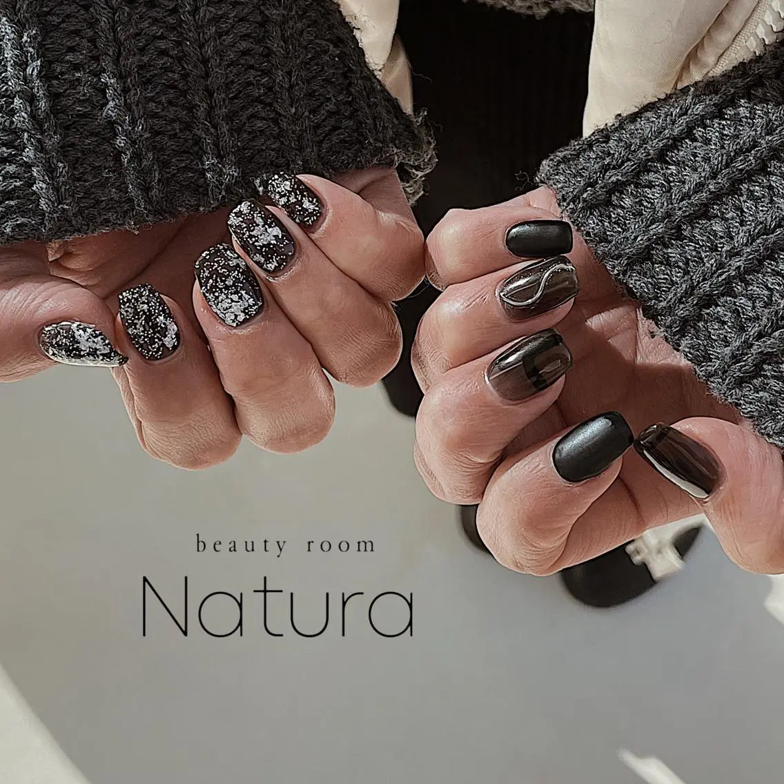 ネイル マツエク・マツパ アイブロウ ハンドネイル beautyroom Naturaのネイルデザイン