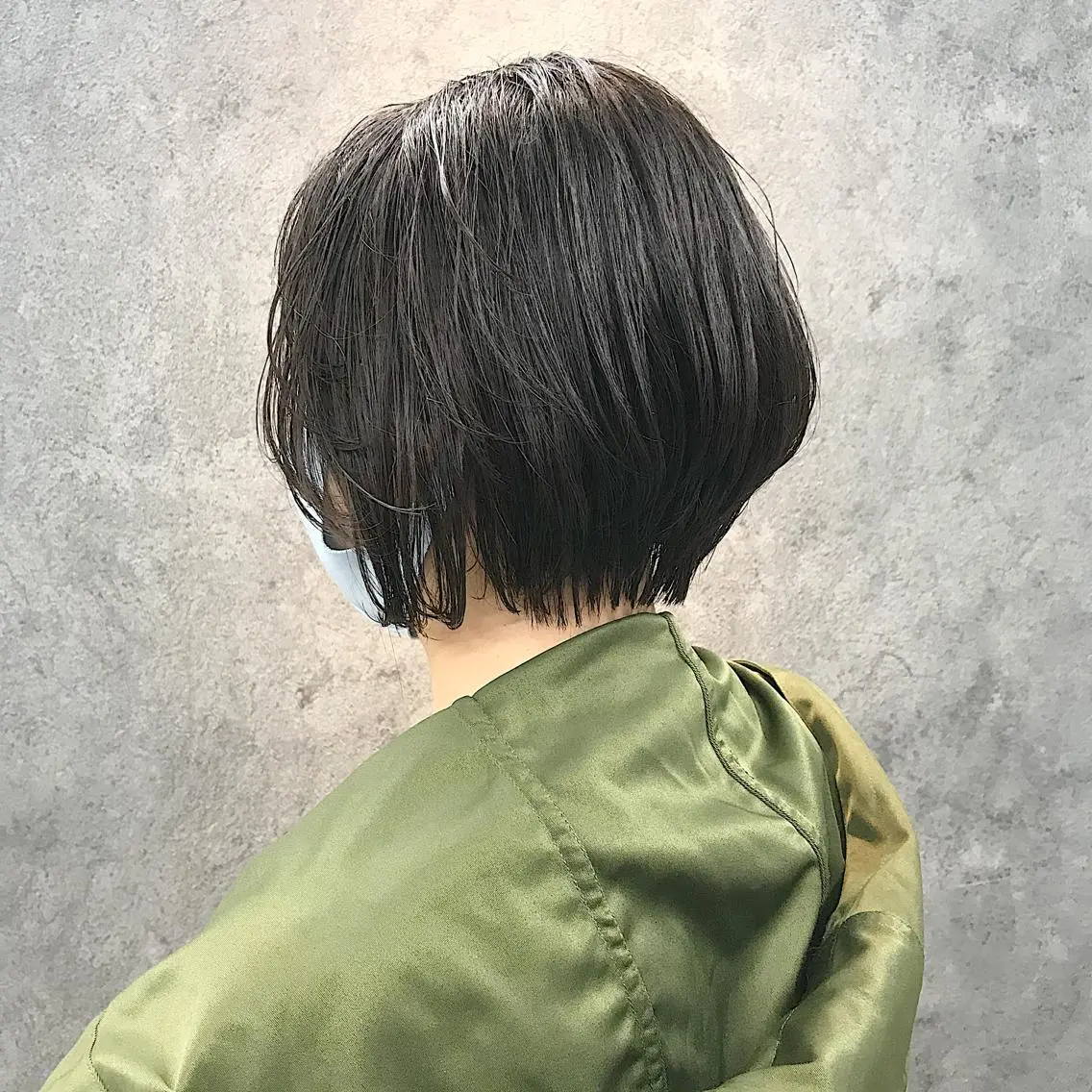 ショート アッシュ ショートヘア カット ヘアカラー トリートメント 所渉/韓国レイヤー /ウルフカットのヘアスタイル