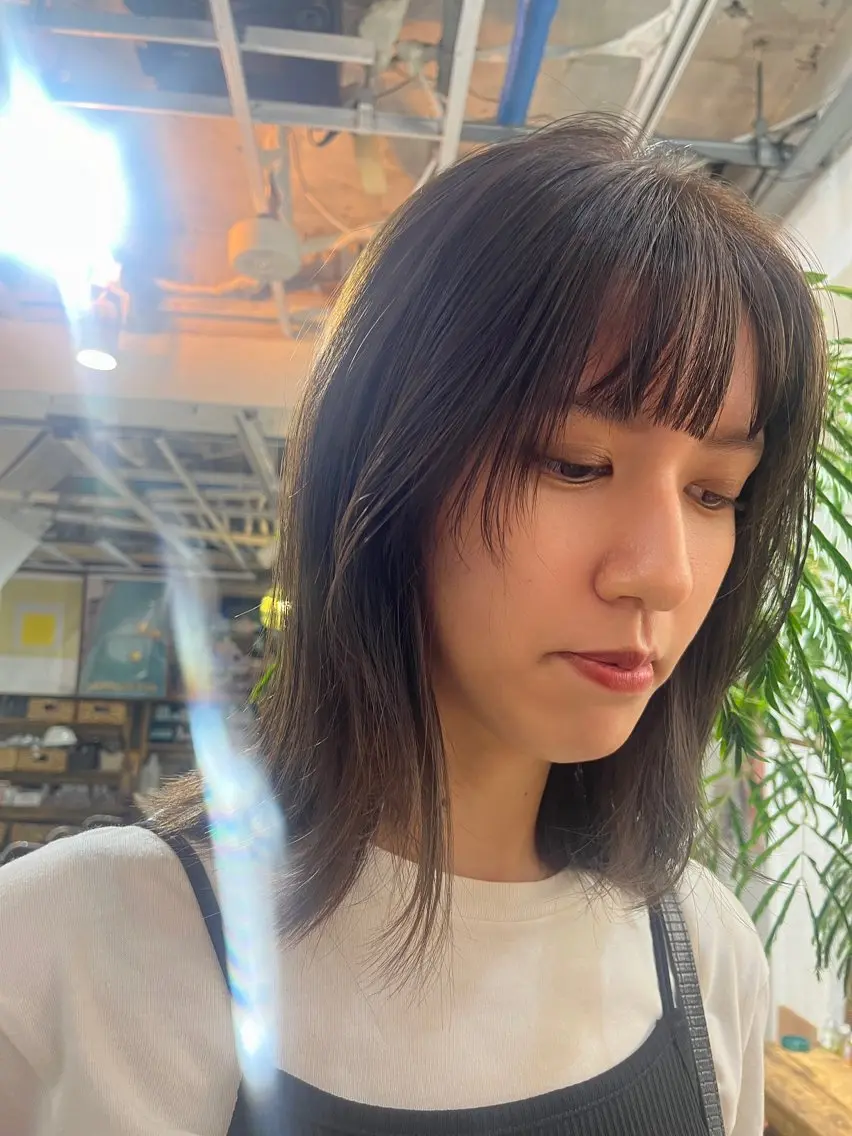 ミディアム デザインカット/新宿 🕊️mao 🌿のヘアスタイル