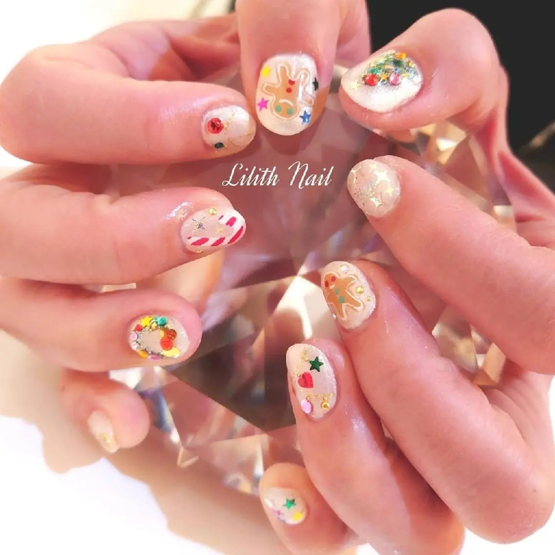 ネイル 冬ネイル クリスマス Lilith Nailのネイルデザイン