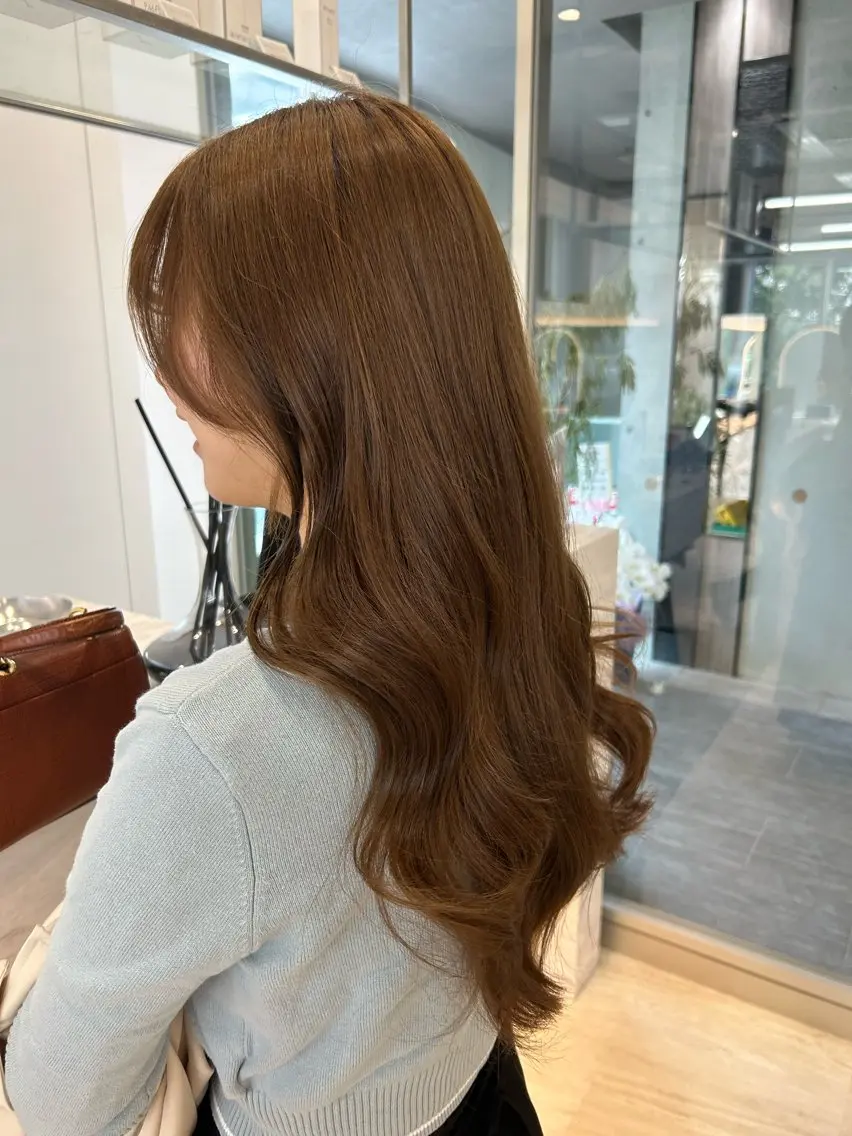 ロング カット ヘアカラー トリートメント Shousui Mutsumiのヘアスタイル