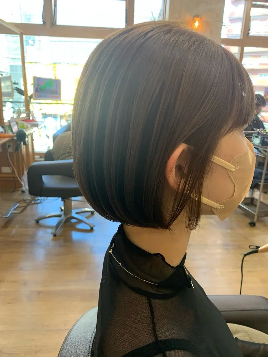 【次の縮毛矯正まで待てない方に🤝】前髪カット+ポイント矯正+オージュア4stepトリートメントの写真