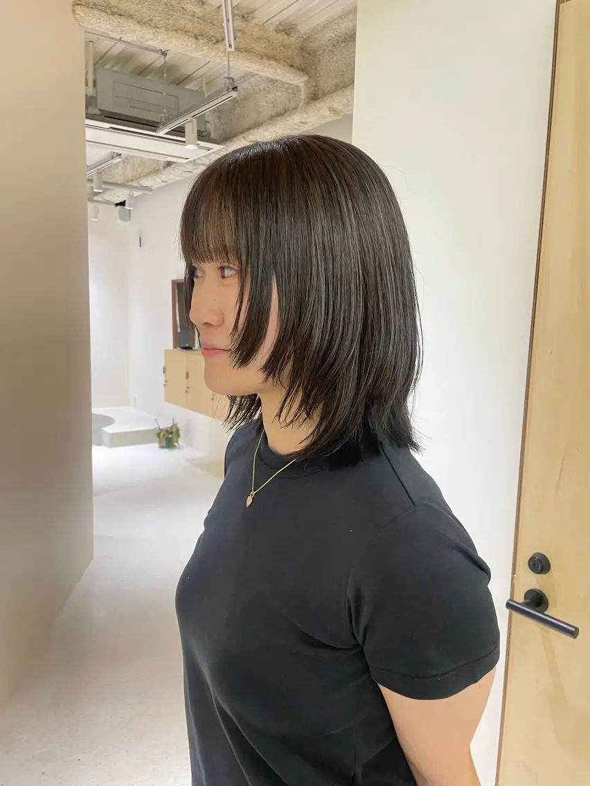 ショート レイヤーカット ウルフカット ウルフレイヤー DEEokazaki hina.Oのヘアスタイル