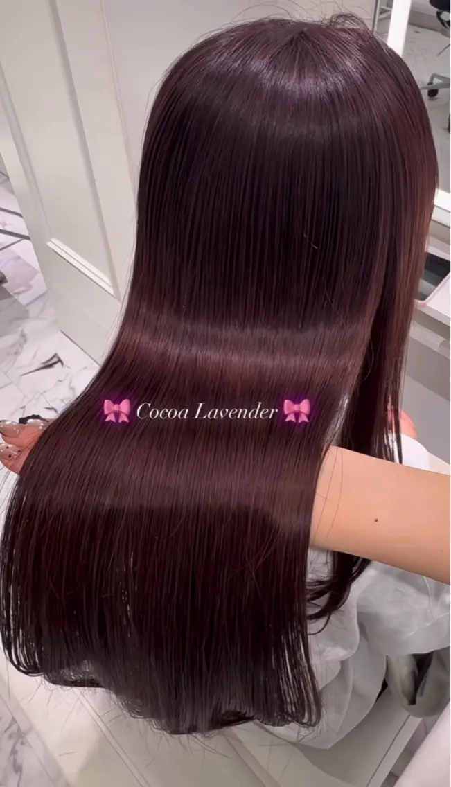 ロング カラー カット ヘアカラー トリートメント ParveMix🎀 稲垣 詞葉のヘアスタイル