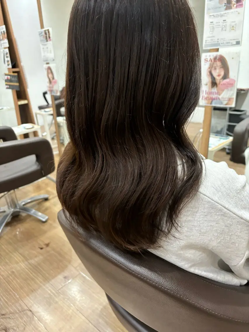 ミディアム 真野 じゅんなのヘアスタイル