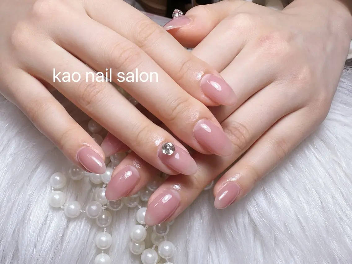ネイル ハンドネイル kao nail マグネット/長さだしのネイルデザイン