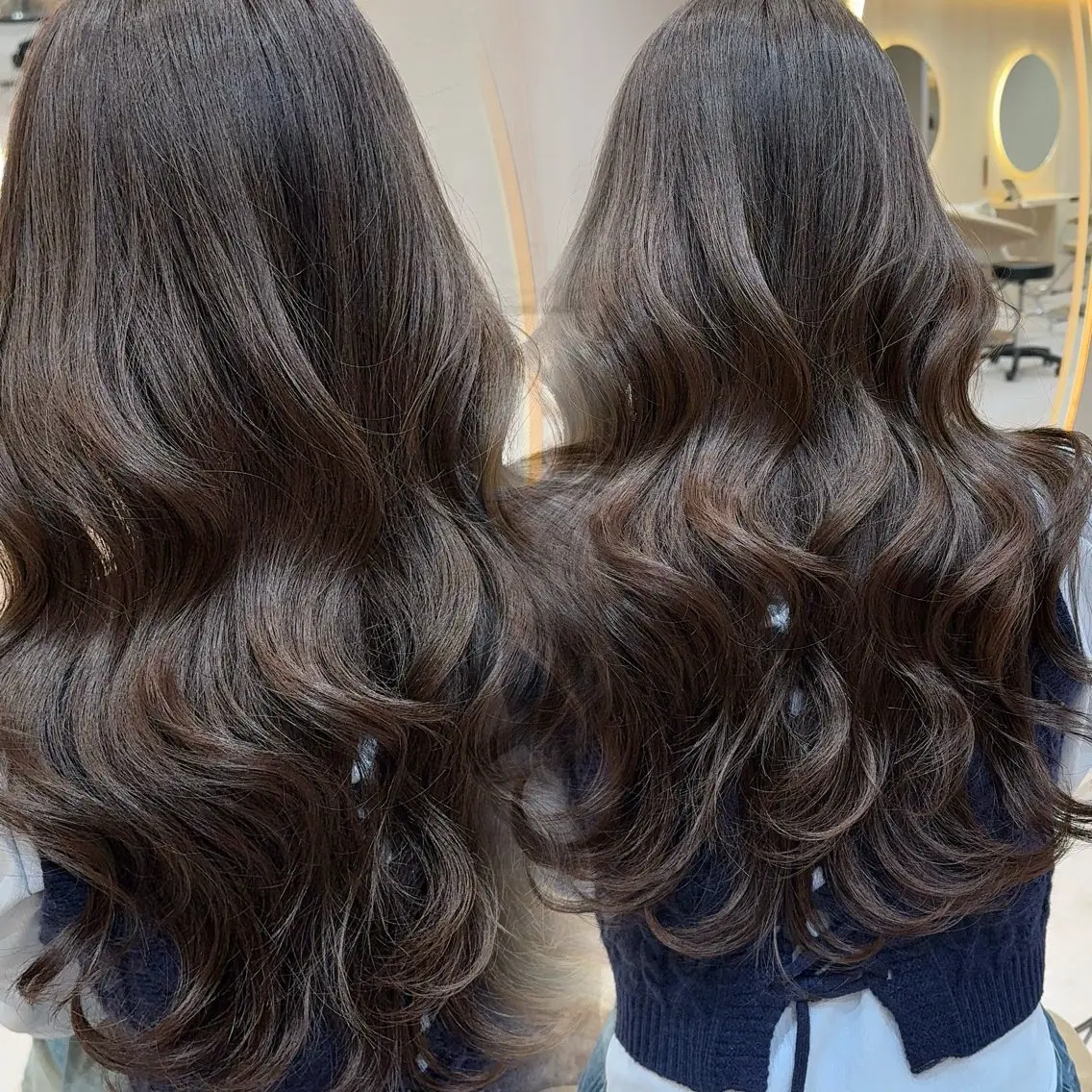ロング カラー カット ヘアカラー トリートメント 美髪縮毛矯正✨🫧 レイヤー川村利幸のヘアスタイル