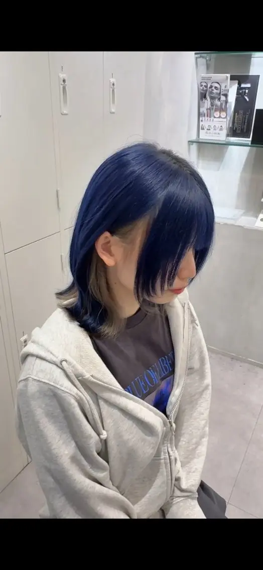 セミロング カット ヘアカラー トリートメント 加藤 麻夢のヘアスタイル