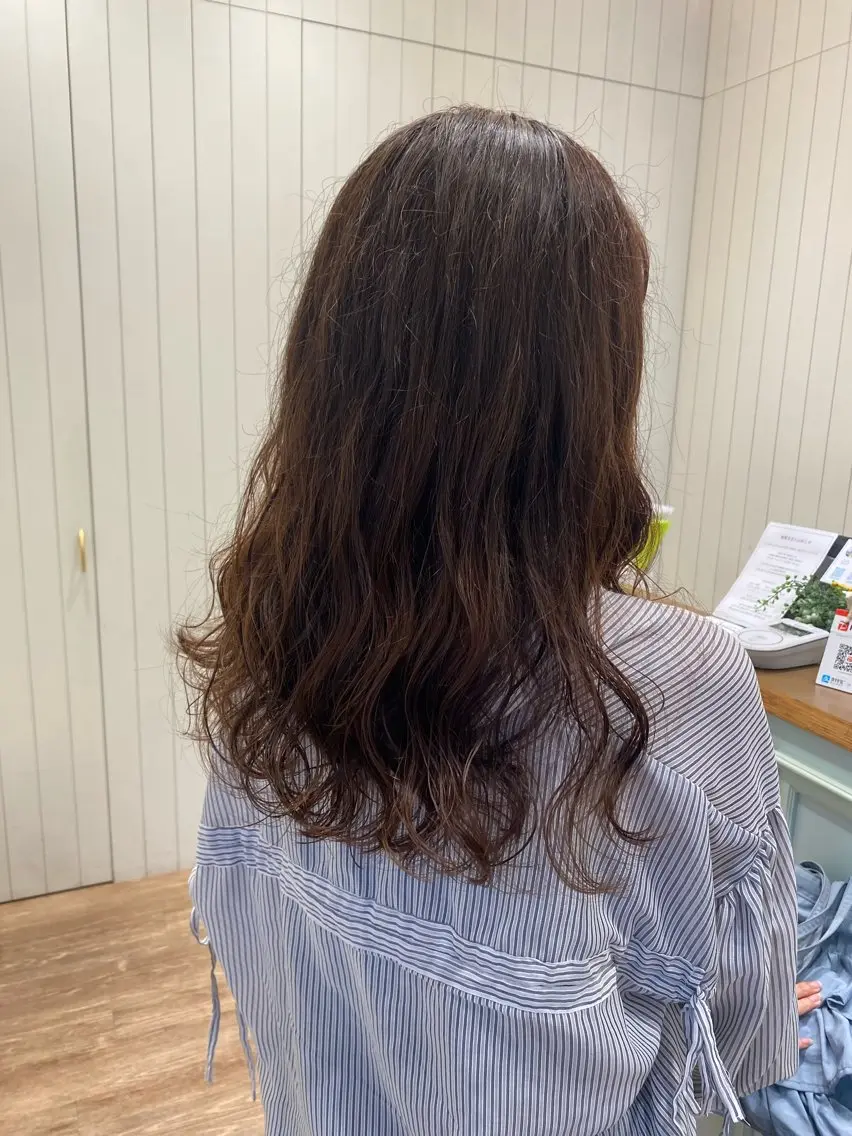パーマ デジタルパーマ カット パーマ ayaka #パーマ#アレンジのヘアスタイル