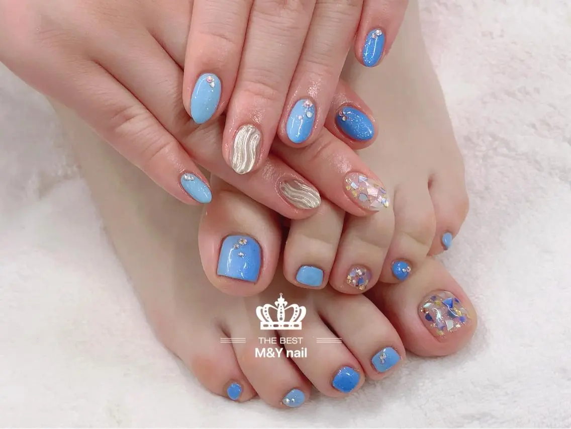 ネイル ハンドネイル フットネイル M&Y NailSalonのネイルデザイン