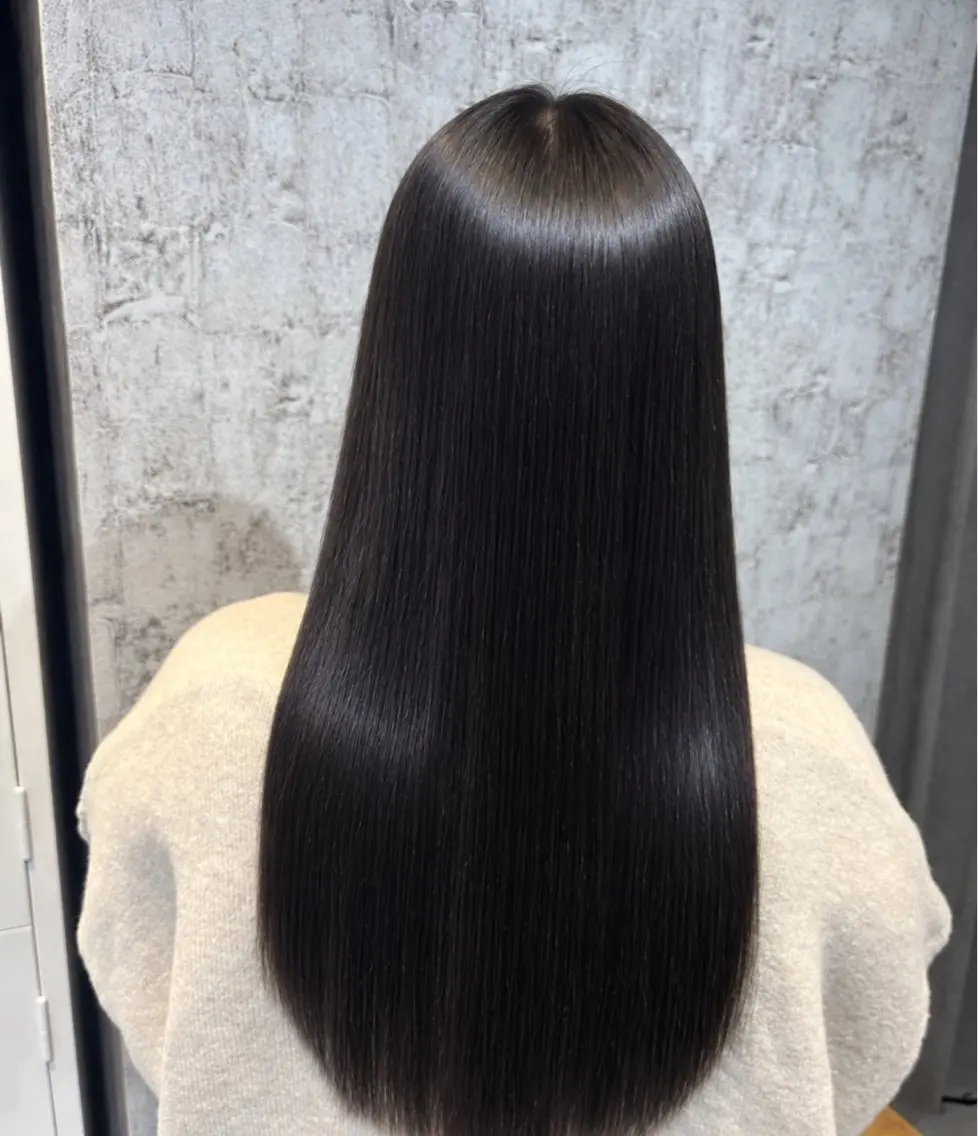 ロング カラー 縮毛矯正 ✨レイヤーカット/ 髪質改善✨ななみのヘアスタイル