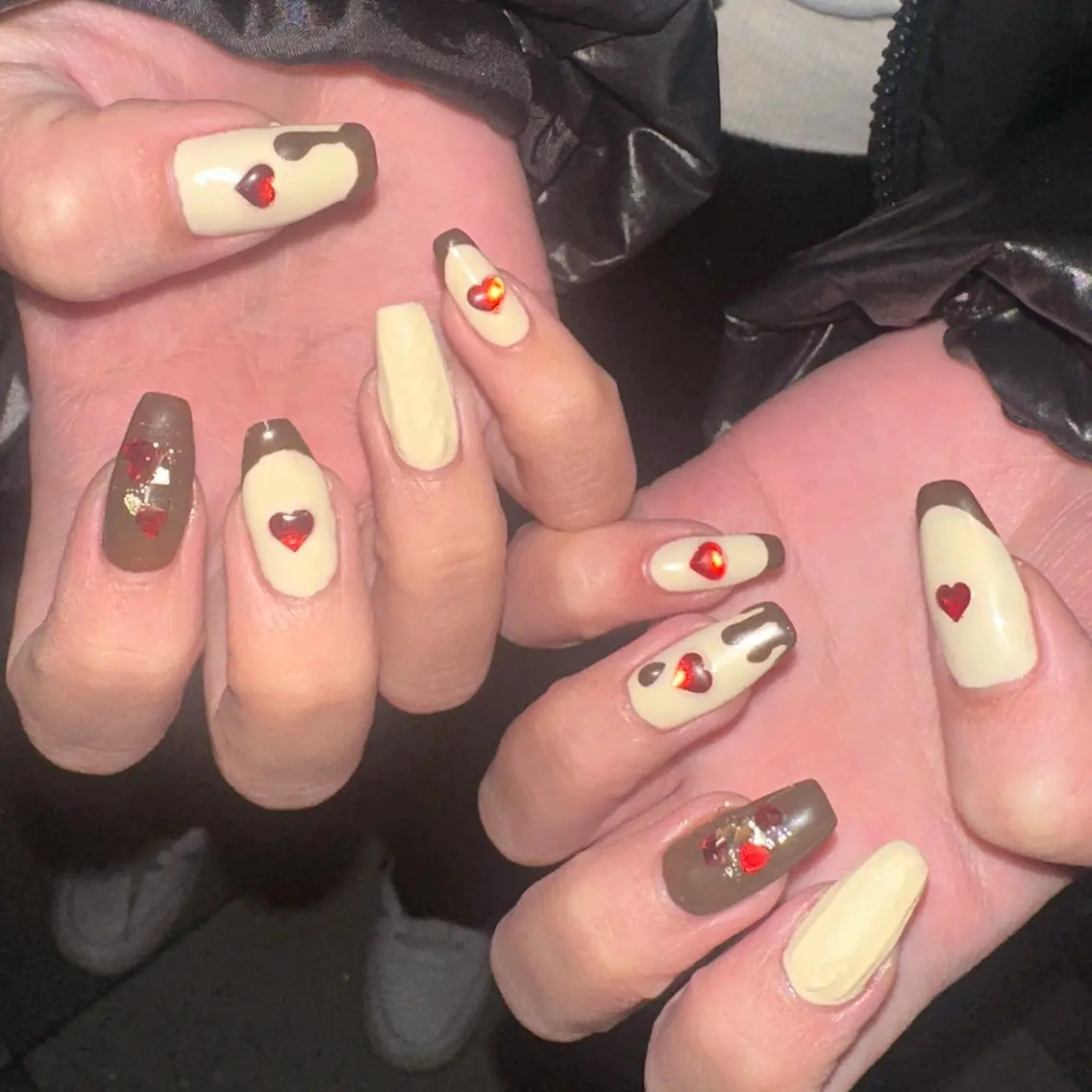 ネイル バレンタイン ハンドネイル tee nailのネイルデザイン