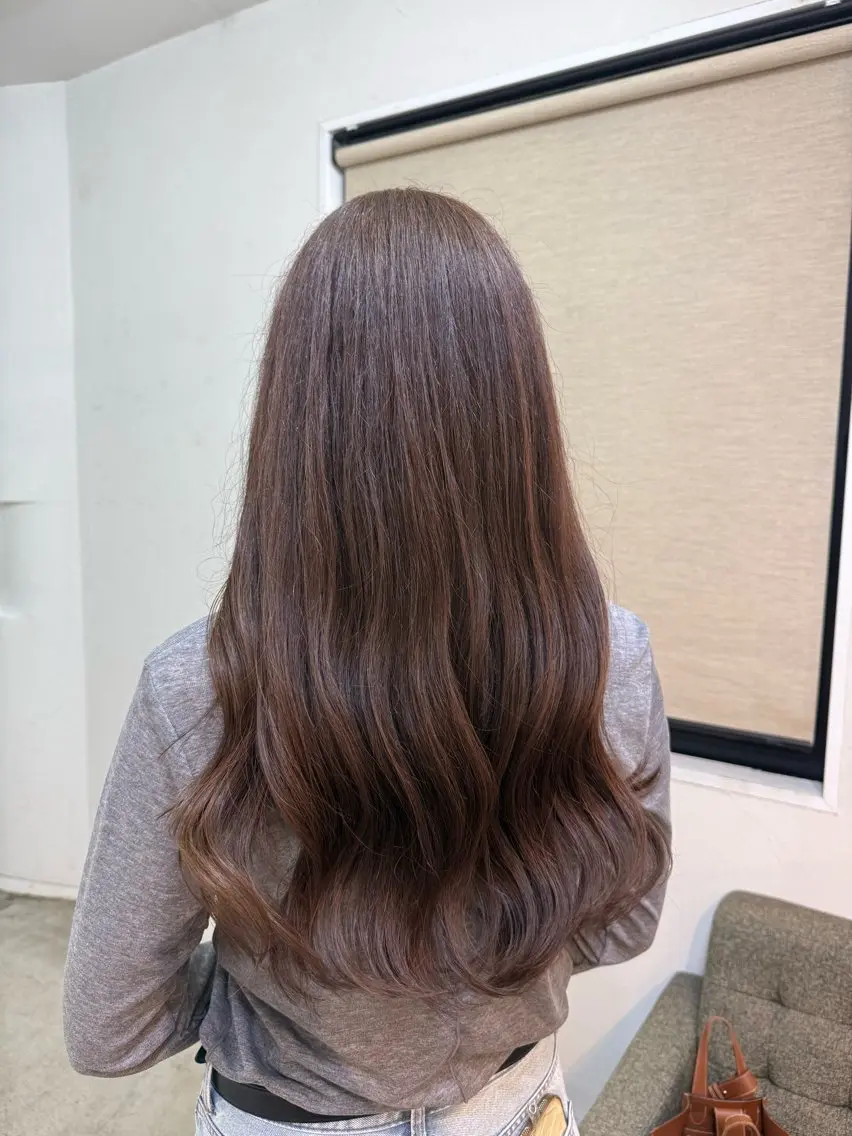 ロング カラー Hikari／暖色／ ブラウンカラー🤍のヘアスタイル