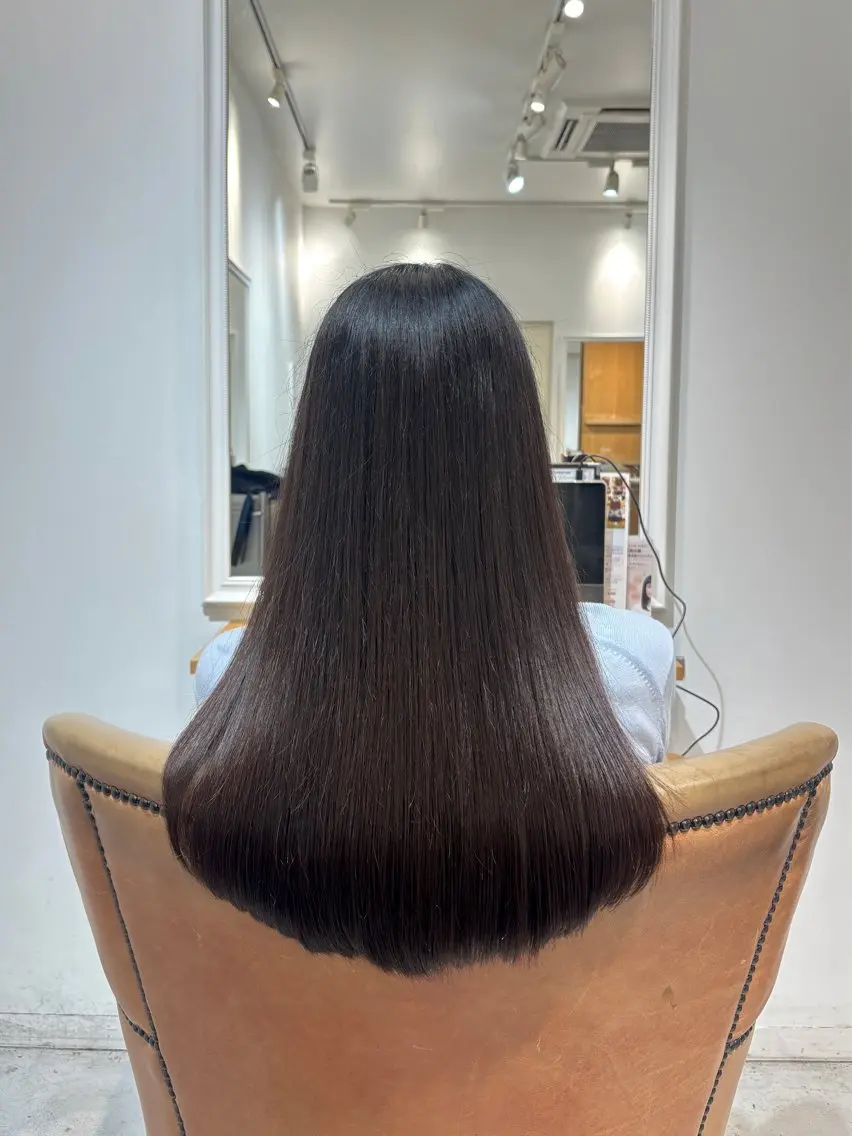 ロング カット トリートメント 林 実果のヘアスタイル
