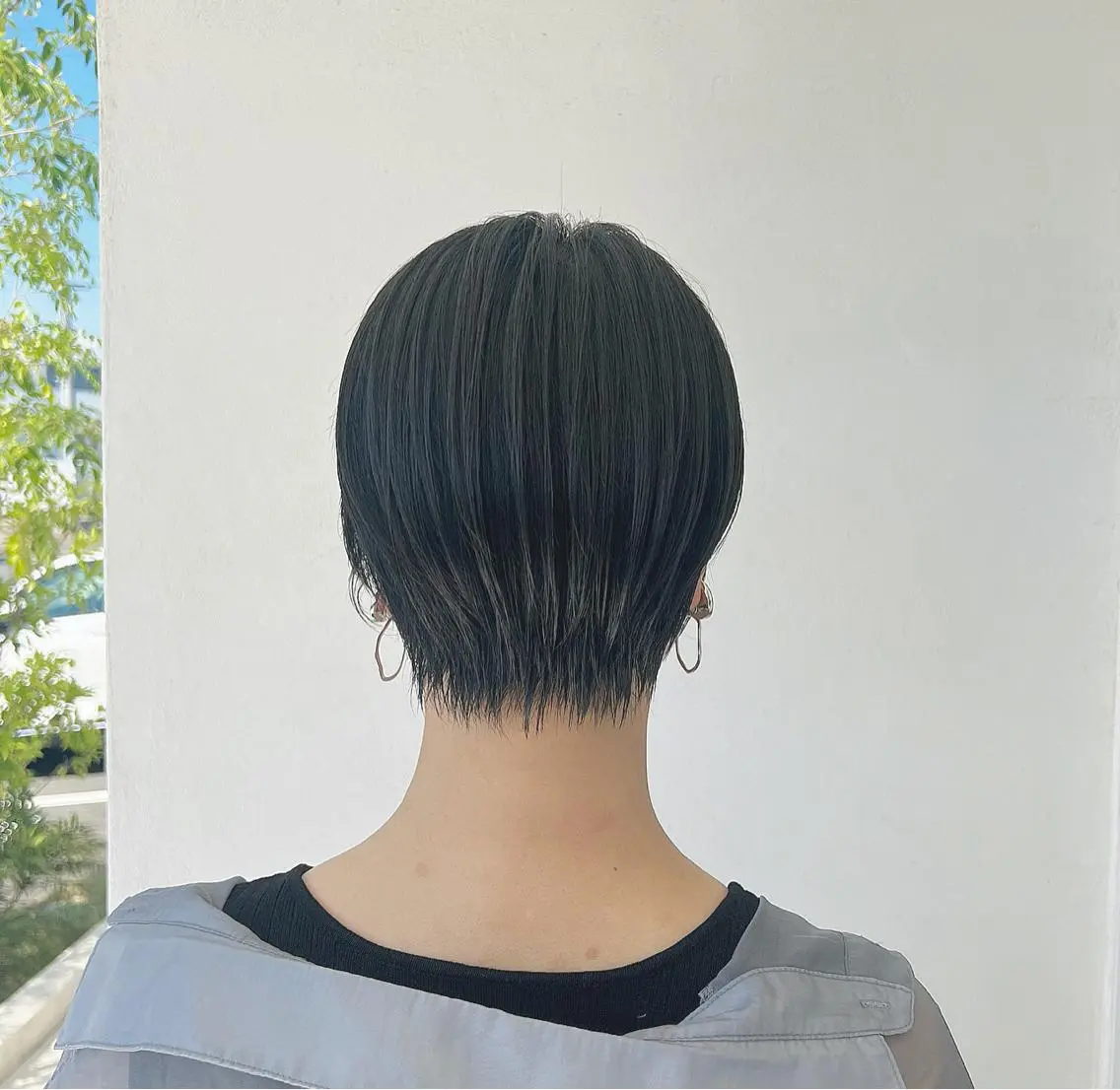 ショート ショートヘア 切りっぱなしボブ 👩🏼ミニボブのヘアスタイル