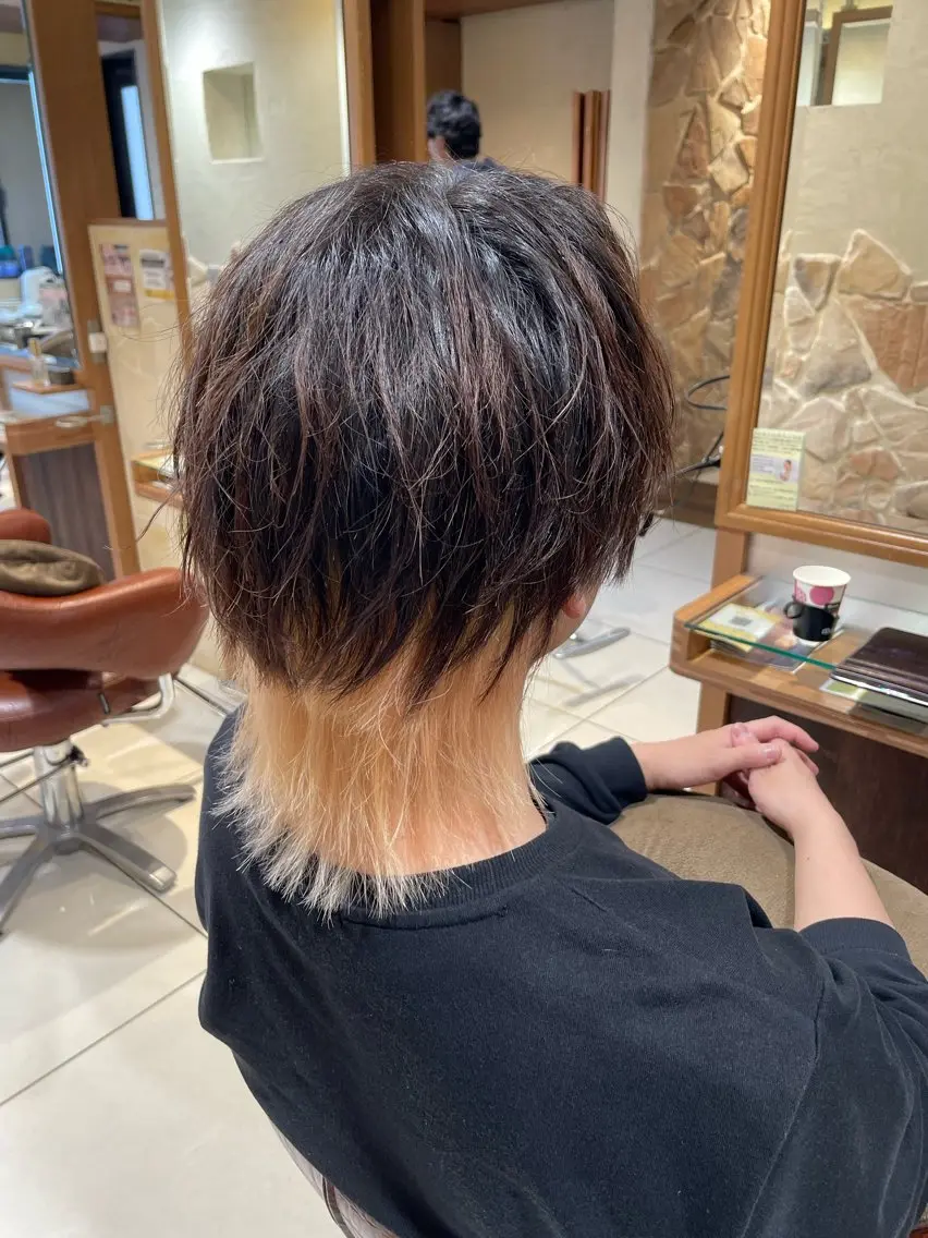 カット➕ダブルカラー➕トリートメントの写真