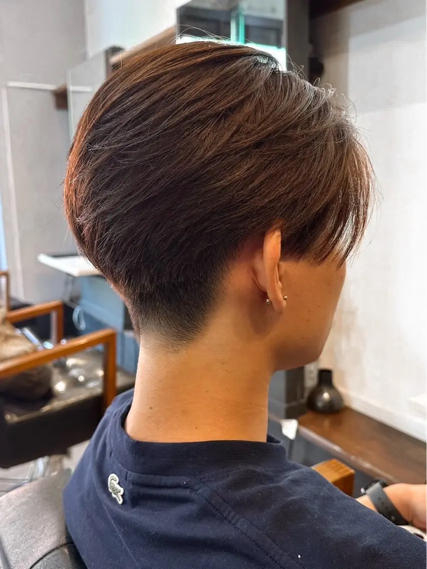 メンズ ホンマハルヤ/ パーマ・カラーのヘアスタイル