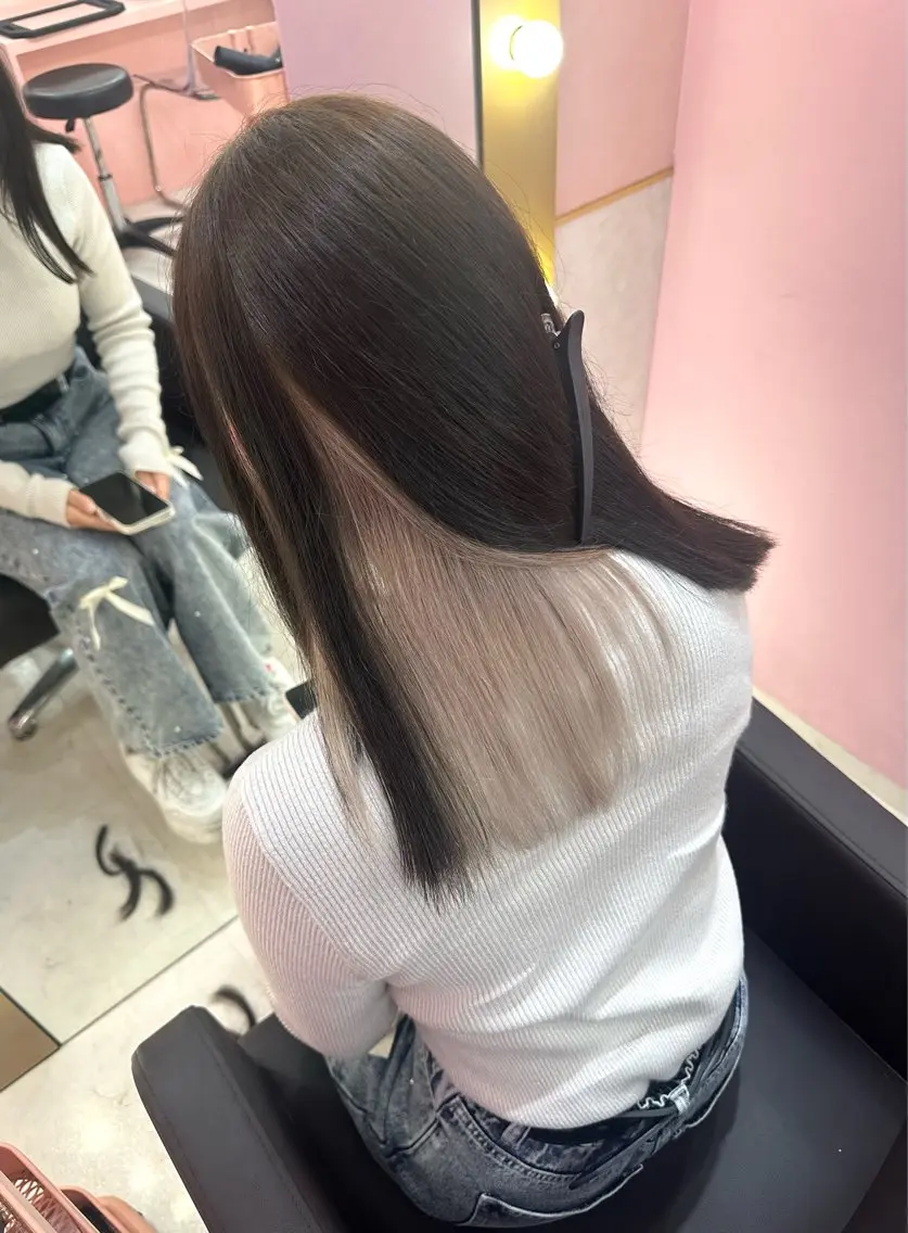ミディアム カラー カット ヘアカラー トリートメント 🦋色落ちまで綺麗に 🦋KOKIのヘアスタイル