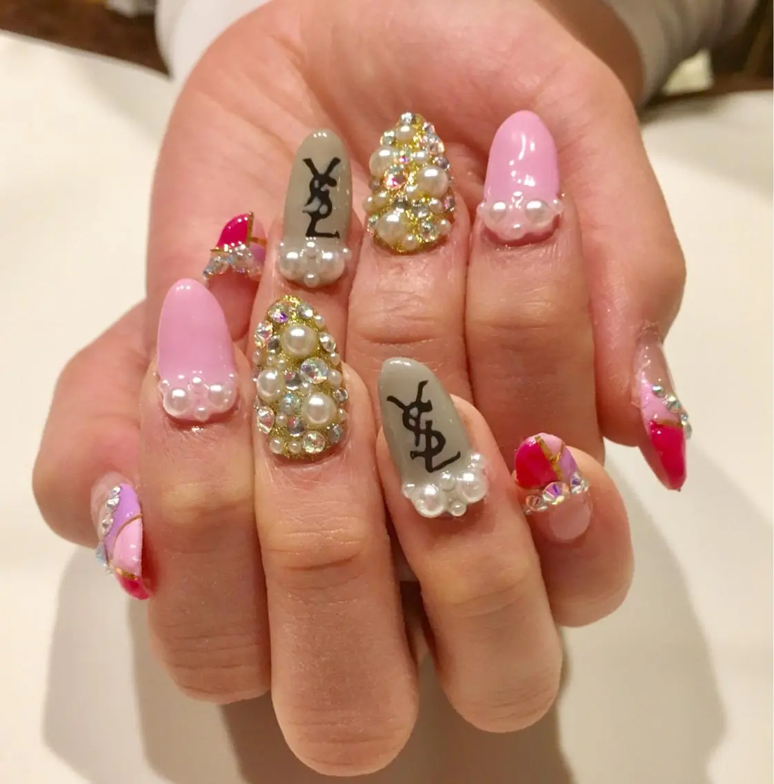 ネイル 長さ出し KaHaNa nail salonのネイルデザイン